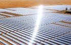 The newly launched solar plant Shams 1 in the desert of Abu Dhabi. The 100-megawatt solar plant is the world’s largest concentrated solar power plant in operation. (Image Corbis)