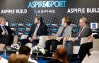 A panel discussion in progress at the Aspire4Sport congress and exhibition in 2012.